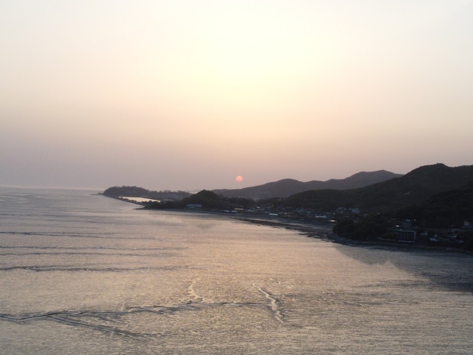 노을과바다