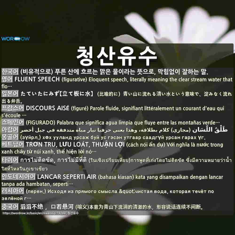 청산유수